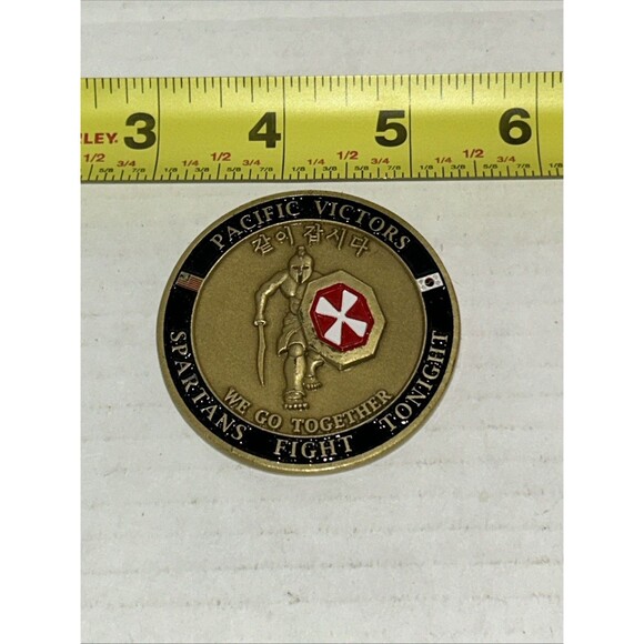 Pacific Victors - Spartans Fight Tonight - Command Coin of Excellence - Picture 1 of 2